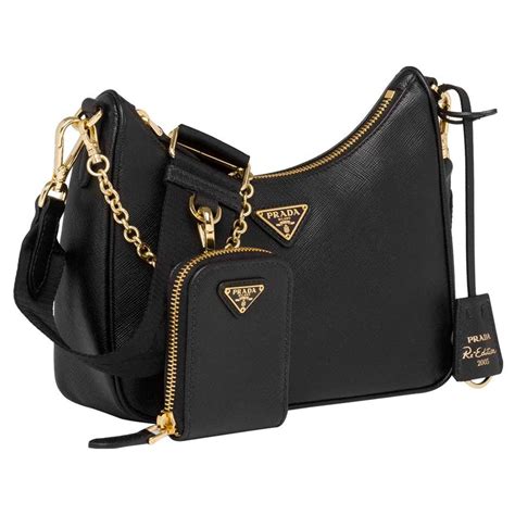 prada bag with gold hardware